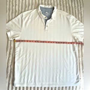 Tommy Bahamas XL White Polo Shirt